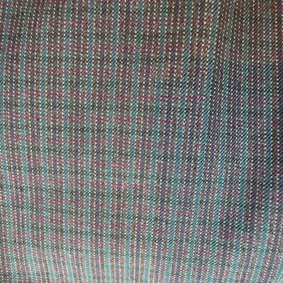 Express Columnist Slim Mid Rise Stretch Pants Size 12 Gray Stripes Work Trousers - Picture 4 of 10